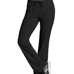 Black scrub pants
